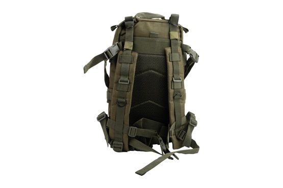 PA Gear olive drab expandable backpack with padded straps